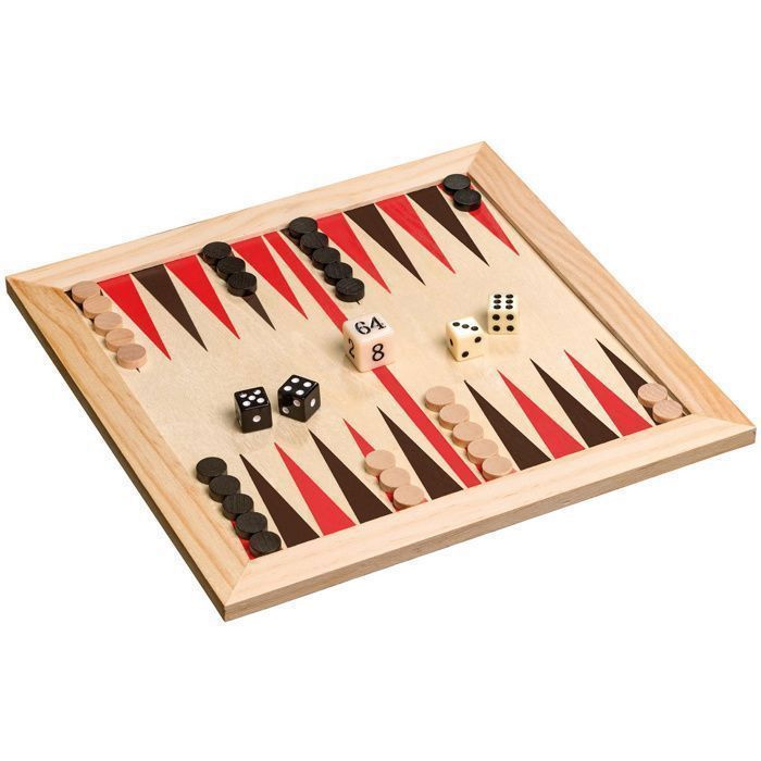 Jogo de tabuleiro de madeira - PHILOS - Compêndio 10 peças pequenas - Multicolorido - Unissex - Para ambientes internos