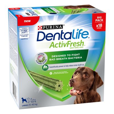 Purina Dentalife ActivFresh Przysmaki do codziennej pielęgnacji zębów dla psów dużych ras