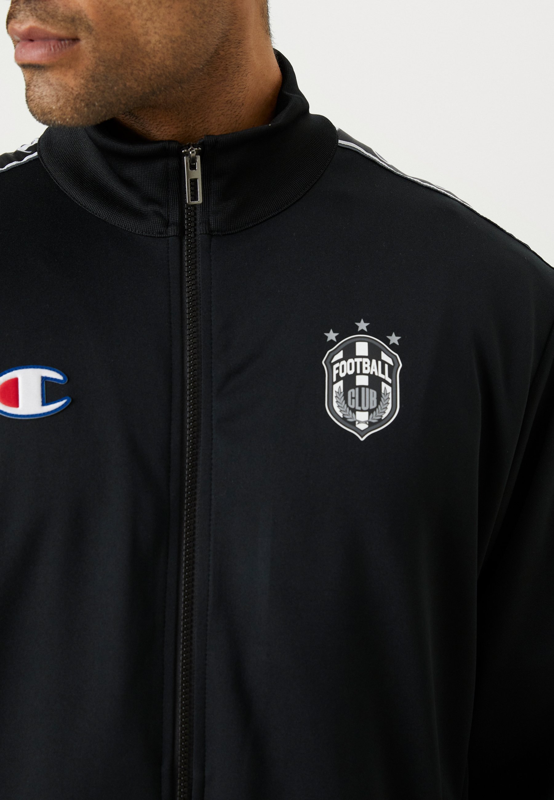 Champion SPORTS HERITAGE FULL ZIP TRACK - Trainingsjack - zwart