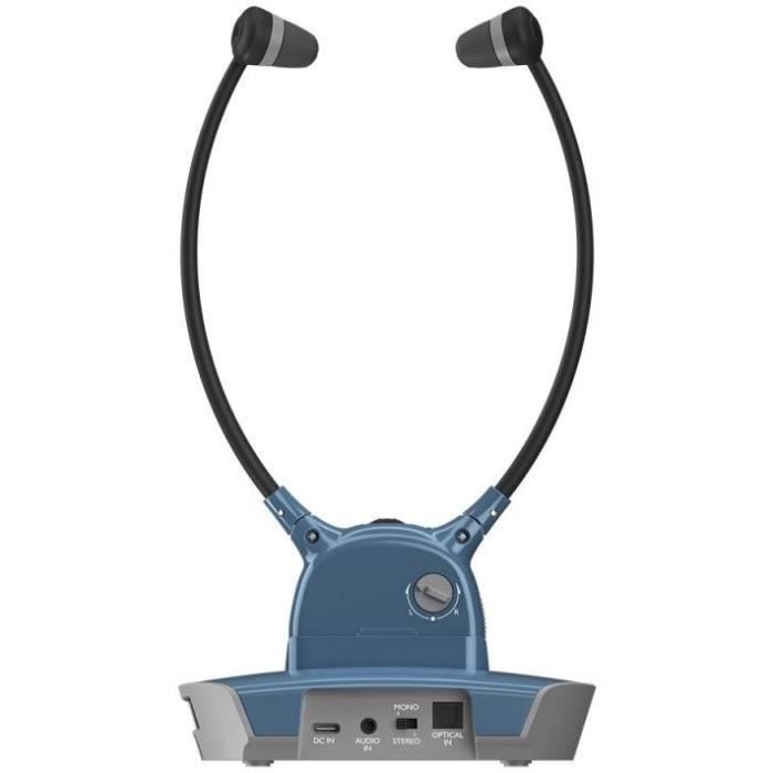 Fones de ouvido sem fio para TV/HiFi - CGV - DOLFIN SAPHIR - Aparelho auditivo - Microfone embutido - Entrada óptica