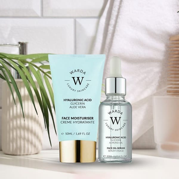 WARDA Hyaluronzuur Moisturizer + Olieserum