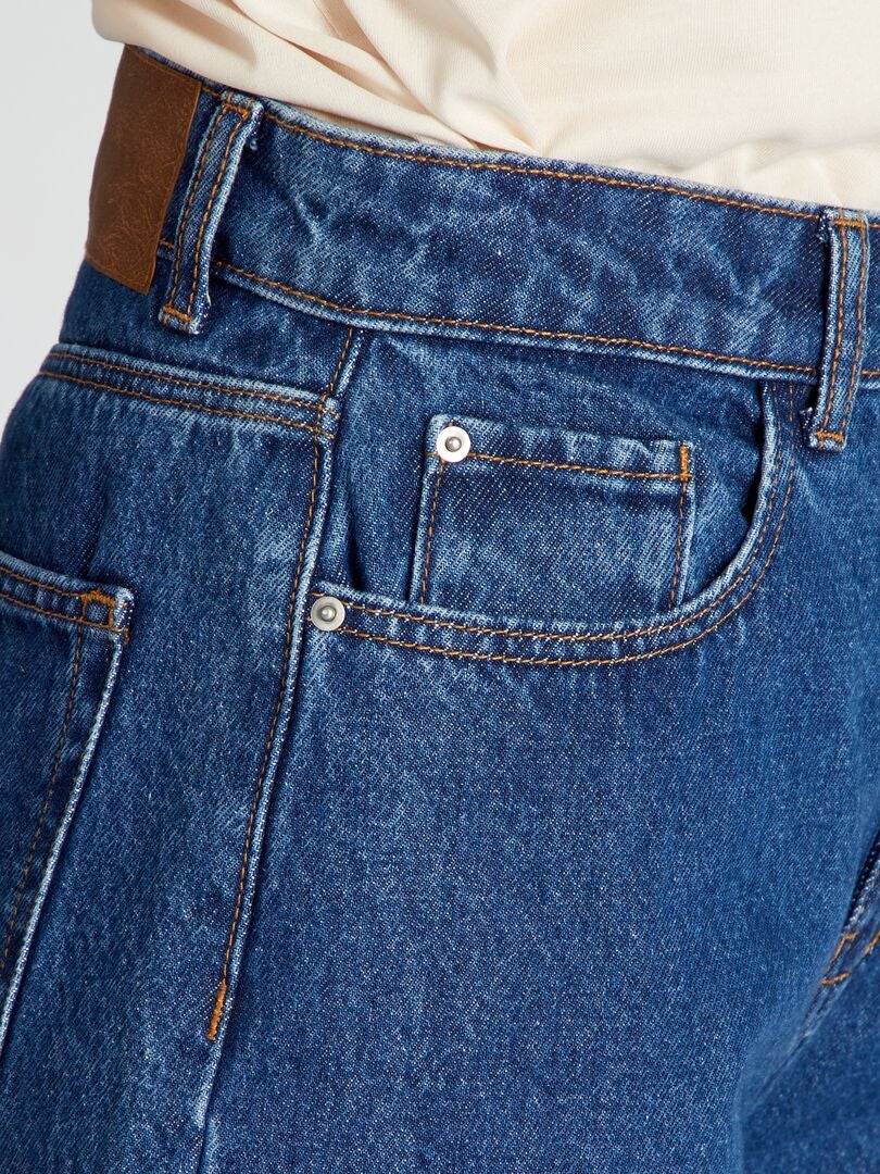 Pantalones vaqueros de pierna ancha - 34L - AZUL