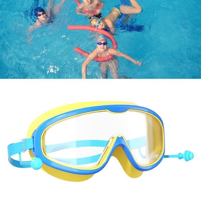 Lunettes de natation - V GEBY - Modèle enfant - Anti-buée - Grand cadre - Étanches