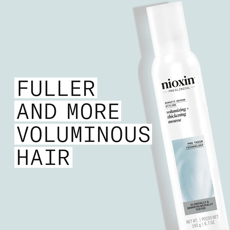 Mousse volumizadora para cabelos Nioxin Density Defend Styling para dar volume