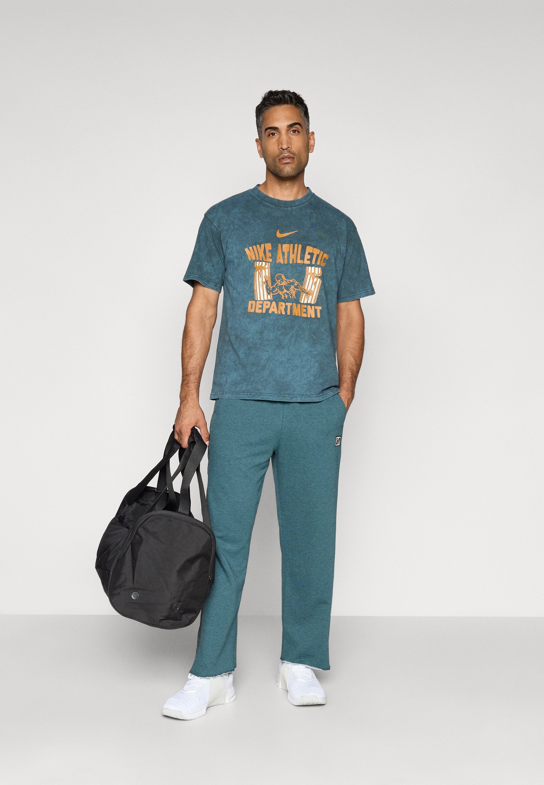 Calça Nike Performance HERITAGE - Calça de treino - verde-alga/metálica/marfim claro