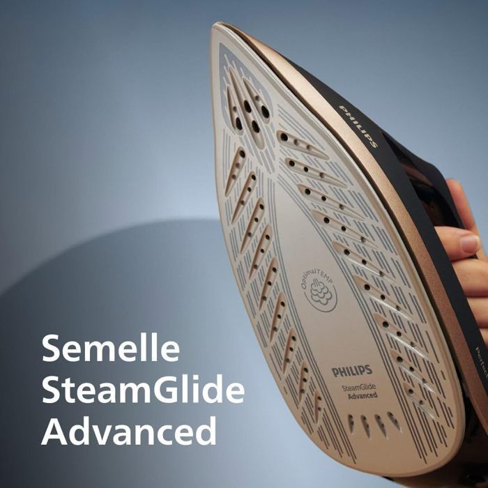 Philips PSG6064/20 PerfectCare Compact 6000 Series Steam Generator Iron, Black/Gold, 1.8L, 8 bars, 2400W