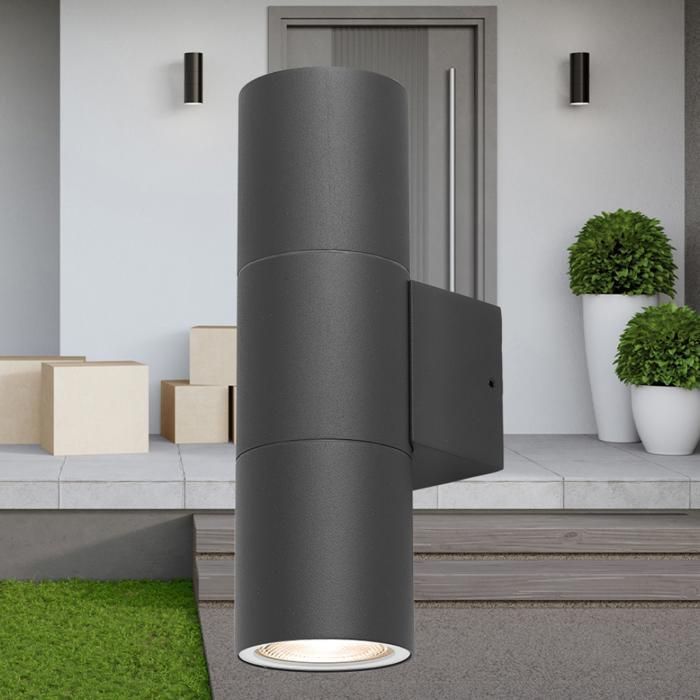 Applique extérieure RITA-S Gris 2x35W GU10 IP44