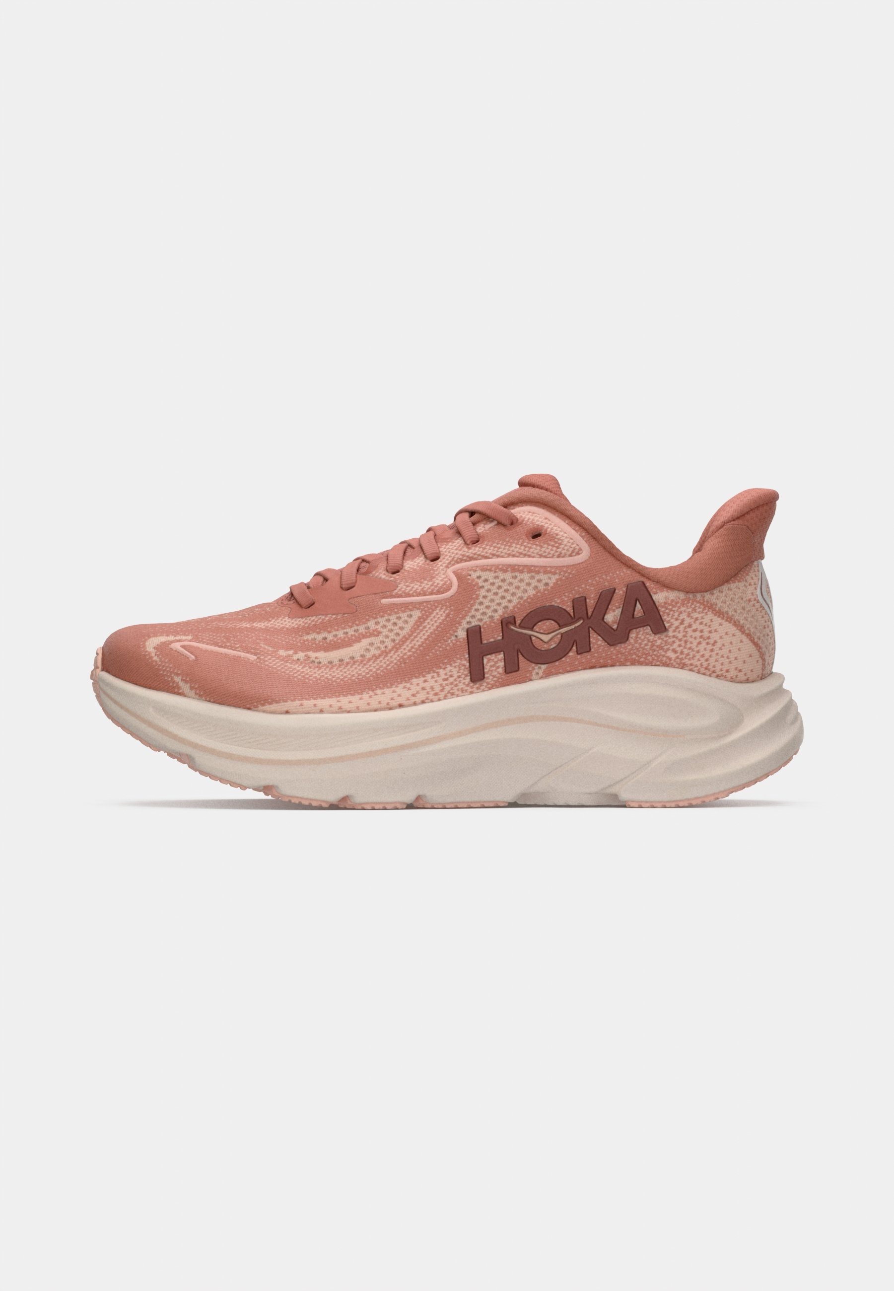 HOKA CLIFTON 10 - Løpesko for landevei - blush/rose latte