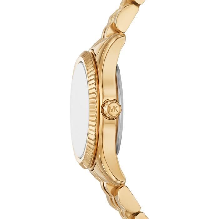 Montre Femme - Michael Kors - MK4842 - Acier Inoxydable Doré - Cadran Vert - Étanche 5 ATM