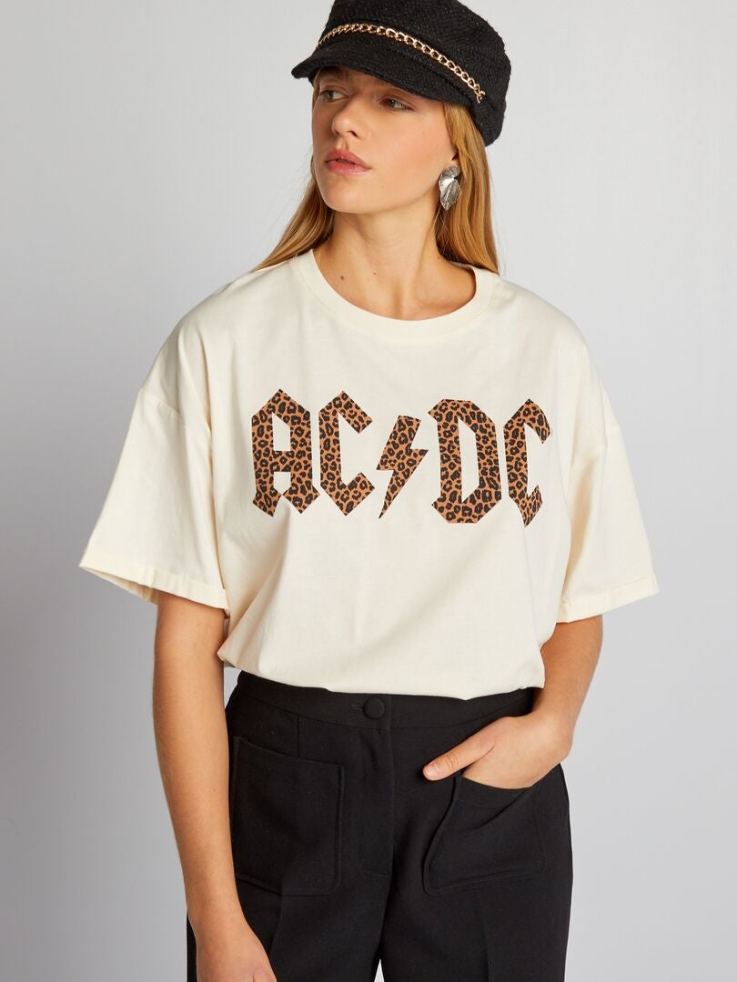AC/DC T-shirt - WIT