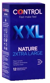 Kondomy CONTROL Control Nature 2Xtra Groot 12 ks
