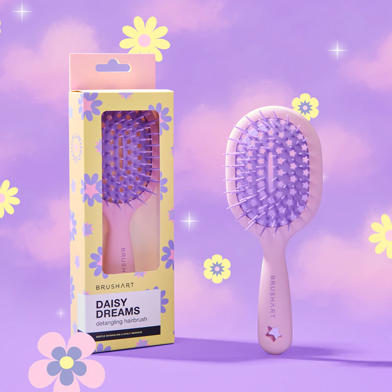 BrushArt Daisy Dreams ontwarrende haarborstel