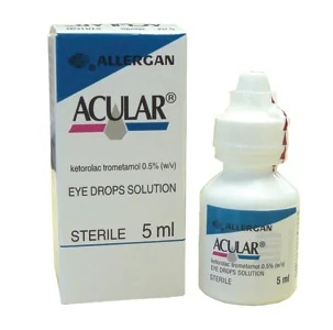 ALLERGAN Acular solution ophtalmique de kétorolac à 0,5 % p/v 5 ml