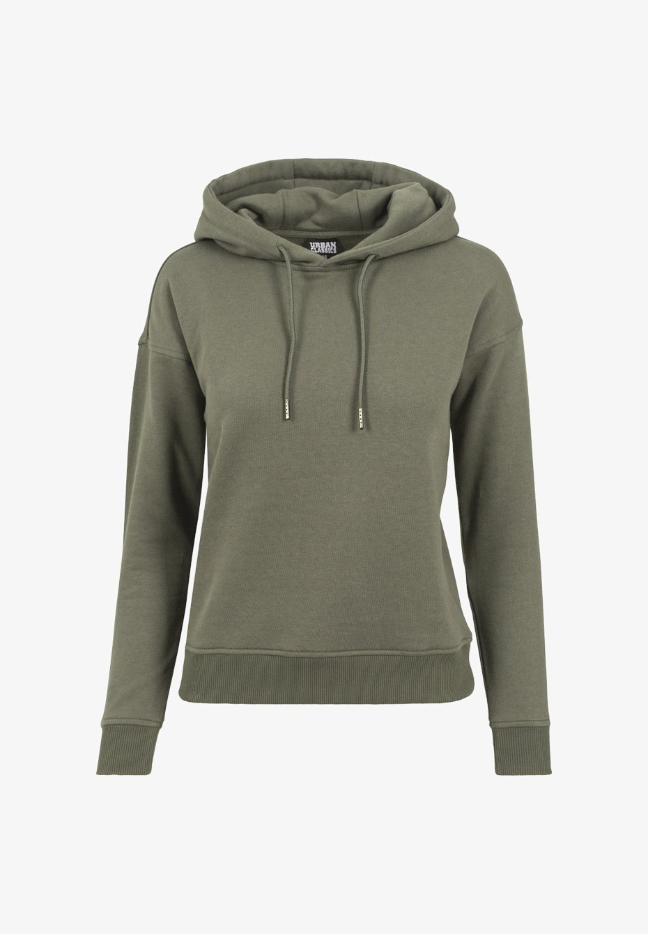 Urban Classics kapucnis pulóver - olívazöld