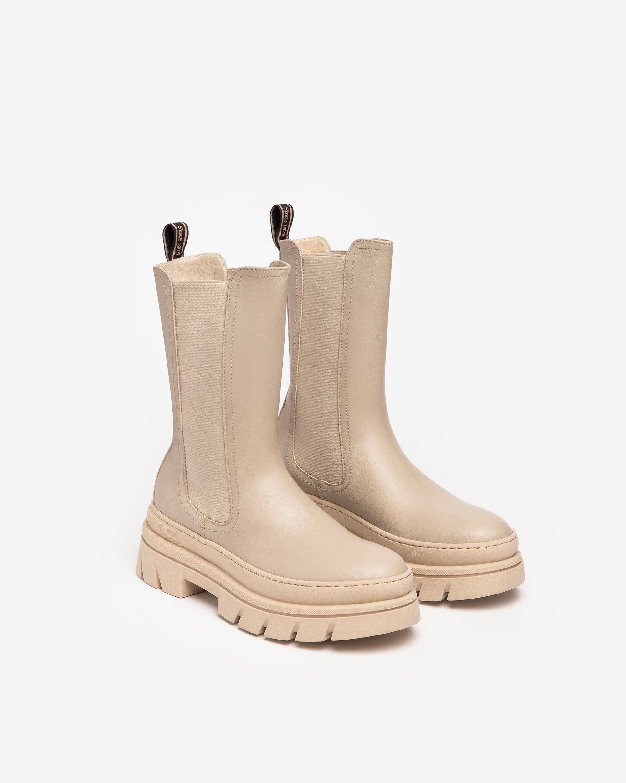  Chelsea-Boots aus Leder für Damen