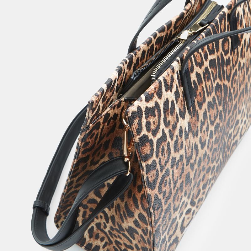 Shopper da donna con zip i tracolla
