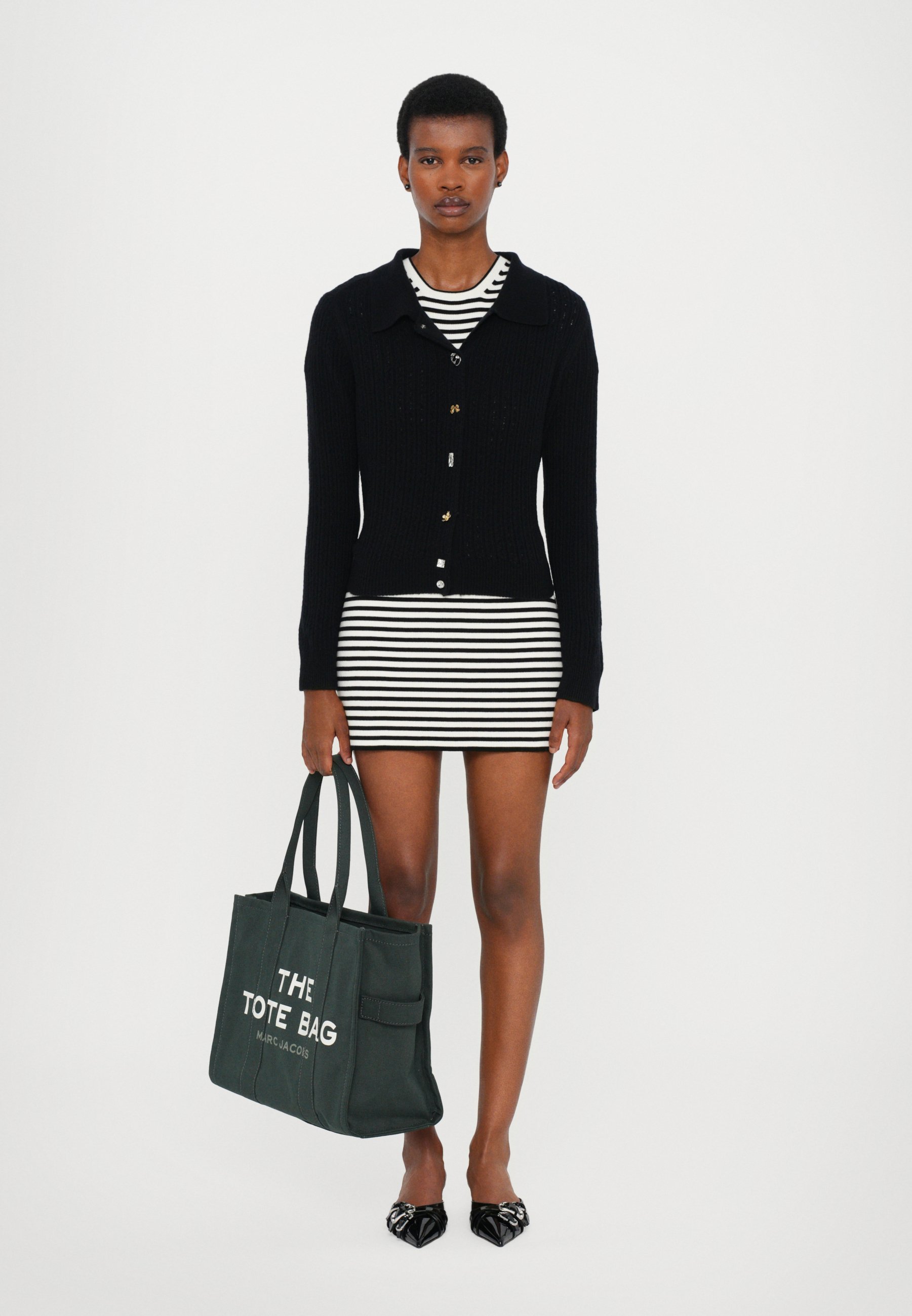 MARC JACOBS THE LARGE TOTE - Torebka - bluszcz