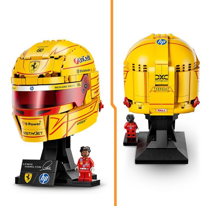 LEGO Editions 43022 Scuderia Ferrari HP Casco di Lewis Hamilton - Modello di prodotto F1