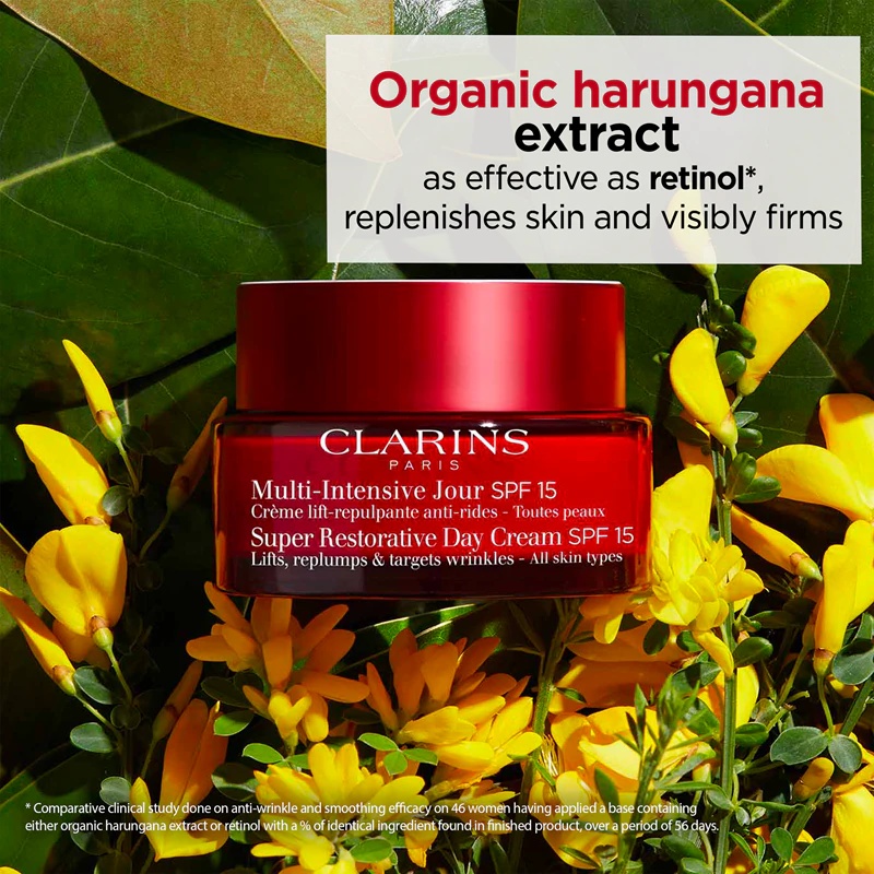 „Clarins Super Restorating Day Cream“ su SPF 15