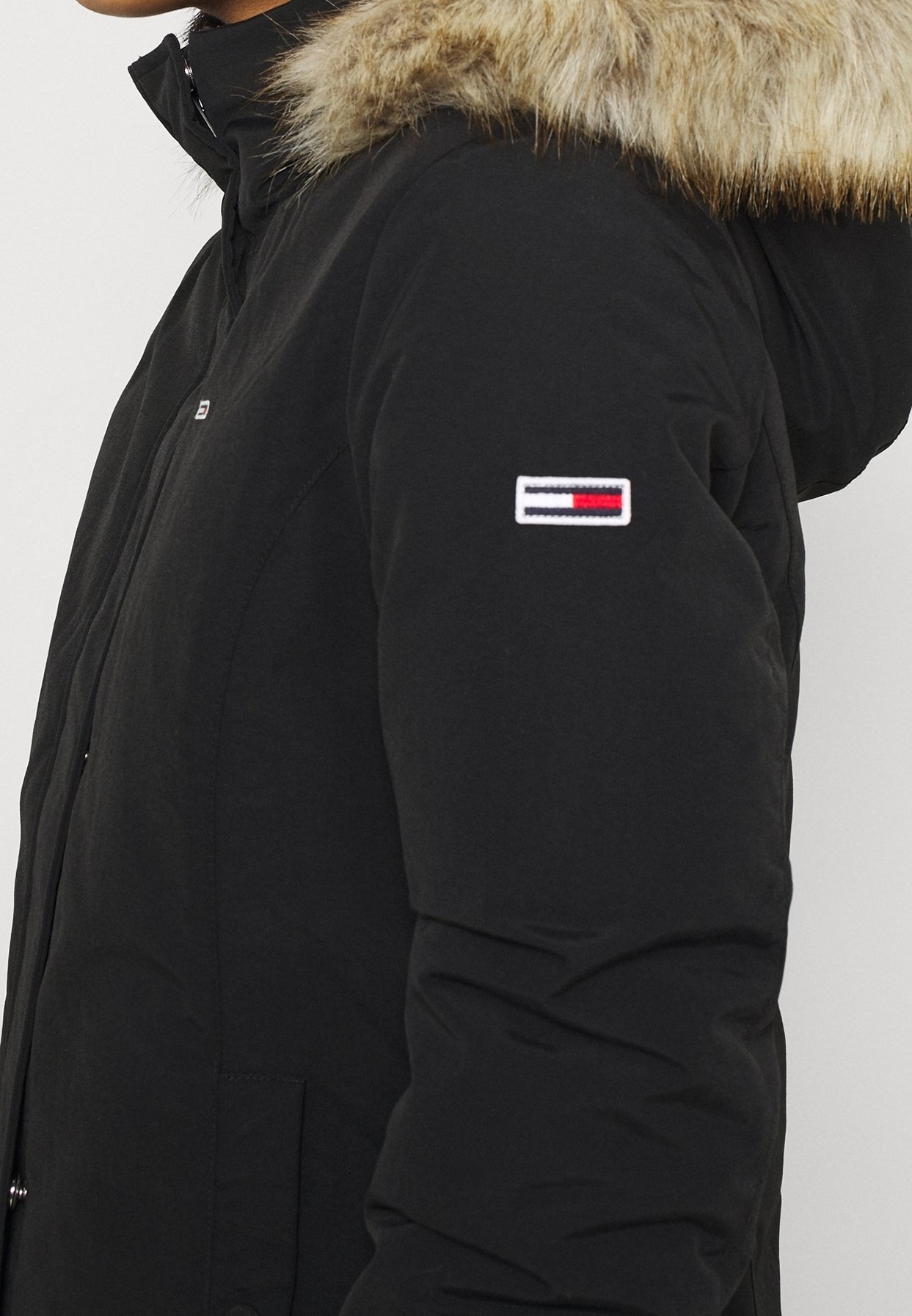Tommy Jeans donsjack - zwart