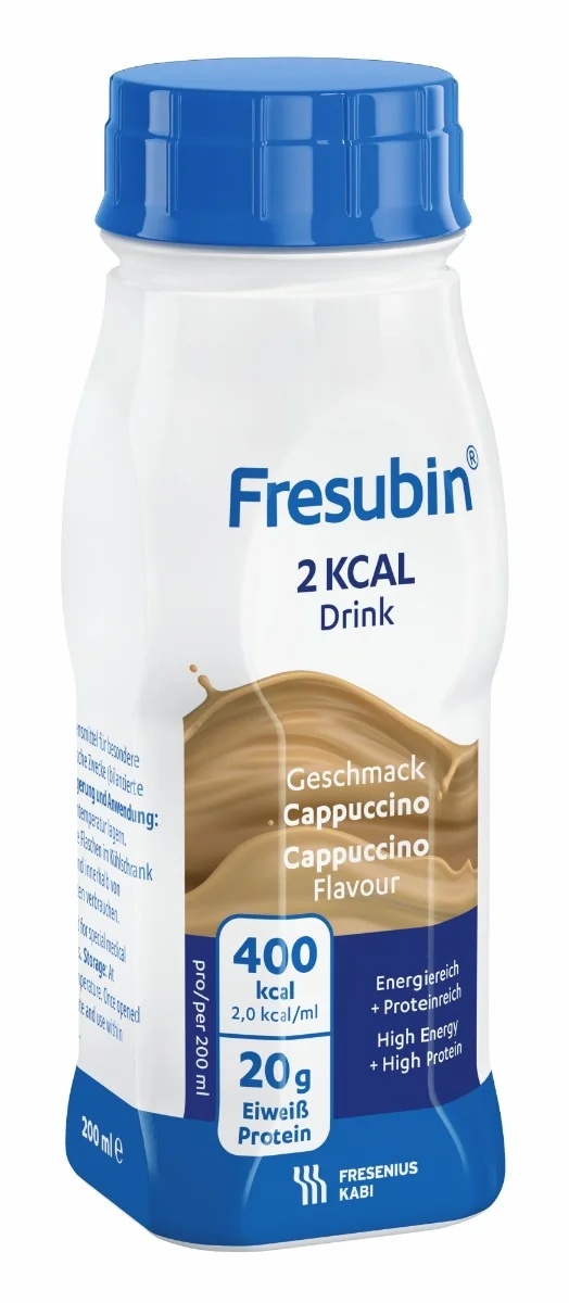 FRESUBIN Bebida Fresubin de 2 kcal sabor capuchino 4 botellas x 100 ml