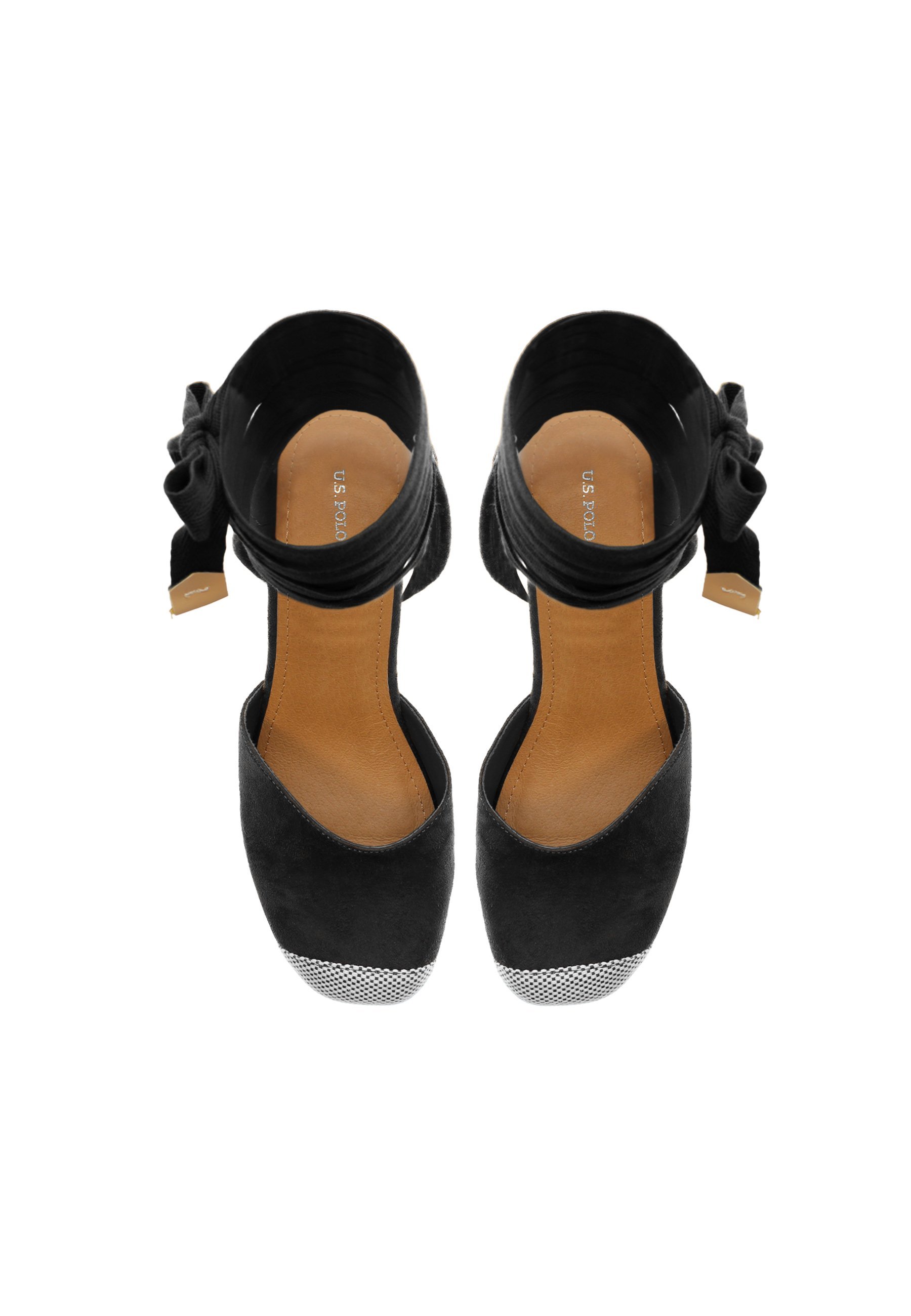 Sandales à talons hauts US Polo Assn. - noir et blanc
