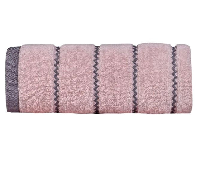 Ręcznik Oscar 70x140 różowy pudrowy 550 g/m2 frotte
