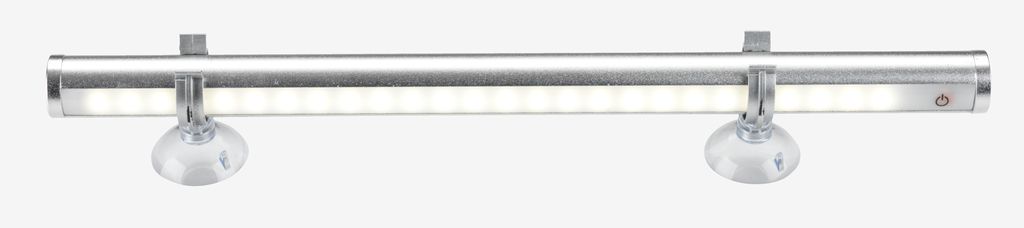 KALIX KALIX kozmetická lampa s LED diódami D30 cm strieborná