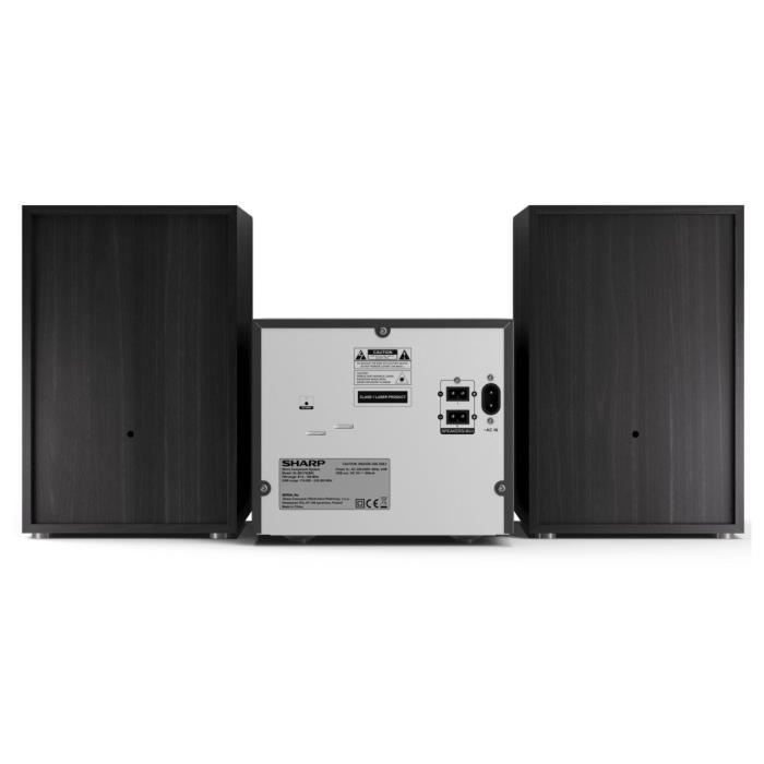 Sistema Hi-Fi SHARP XL-B517D - 45W - FM, DAB+ - Bluetooth - Preto