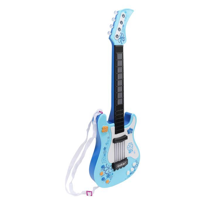 Guitare électronique de simulation pour enfants, multi-modes, jouet intelligent, instrument de musique en plastique pour enfants