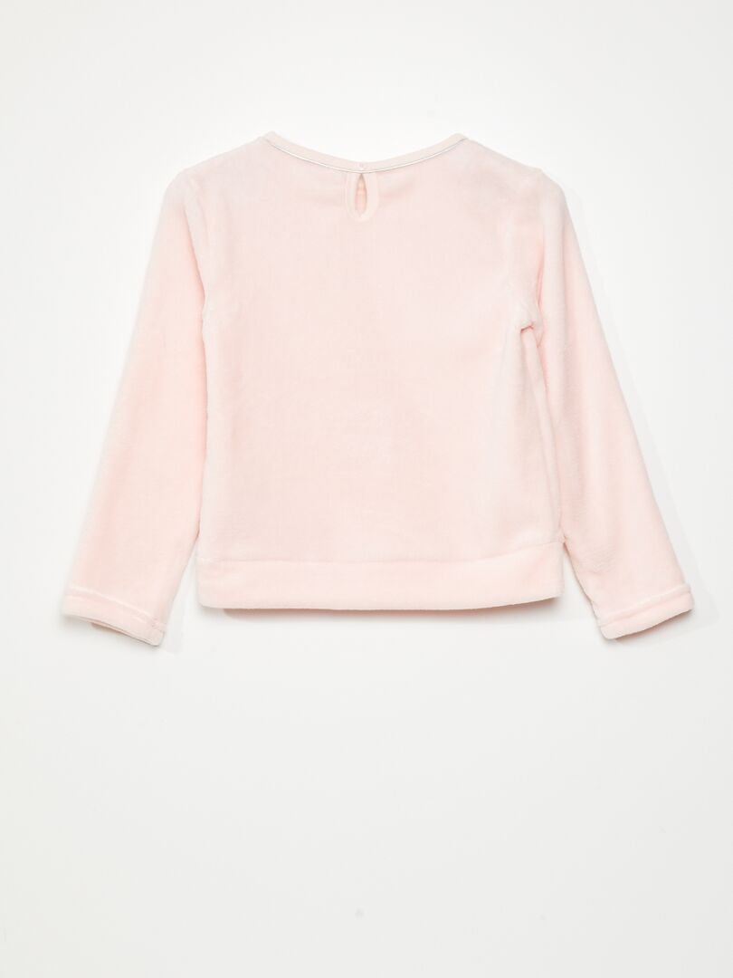 Minnie Mouse fleece sweatshirt - ROZE