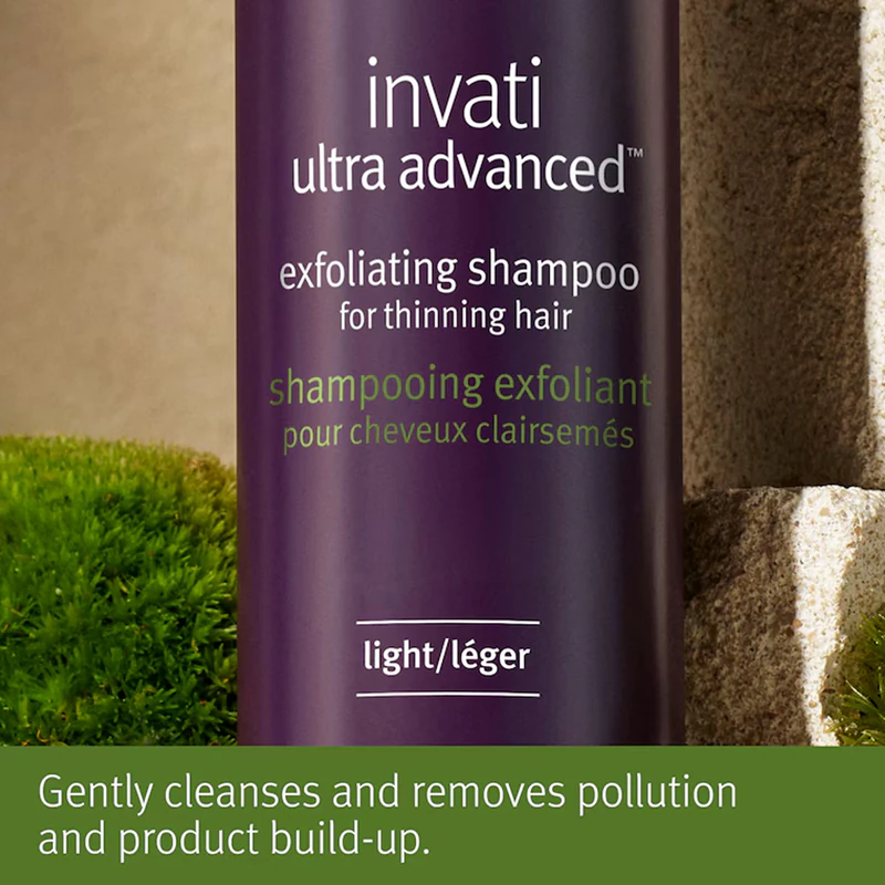 Shampoo Esfoliante Aveda Invati Ultra Advanced™: Shampoo de limpeza suave com efeito esfoliante.