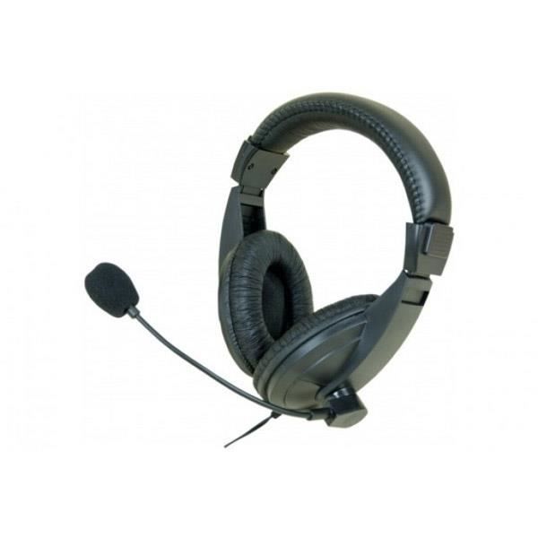 Headsets en microfoons GENERIC stereo headset met 3,5 mm jack - zwart