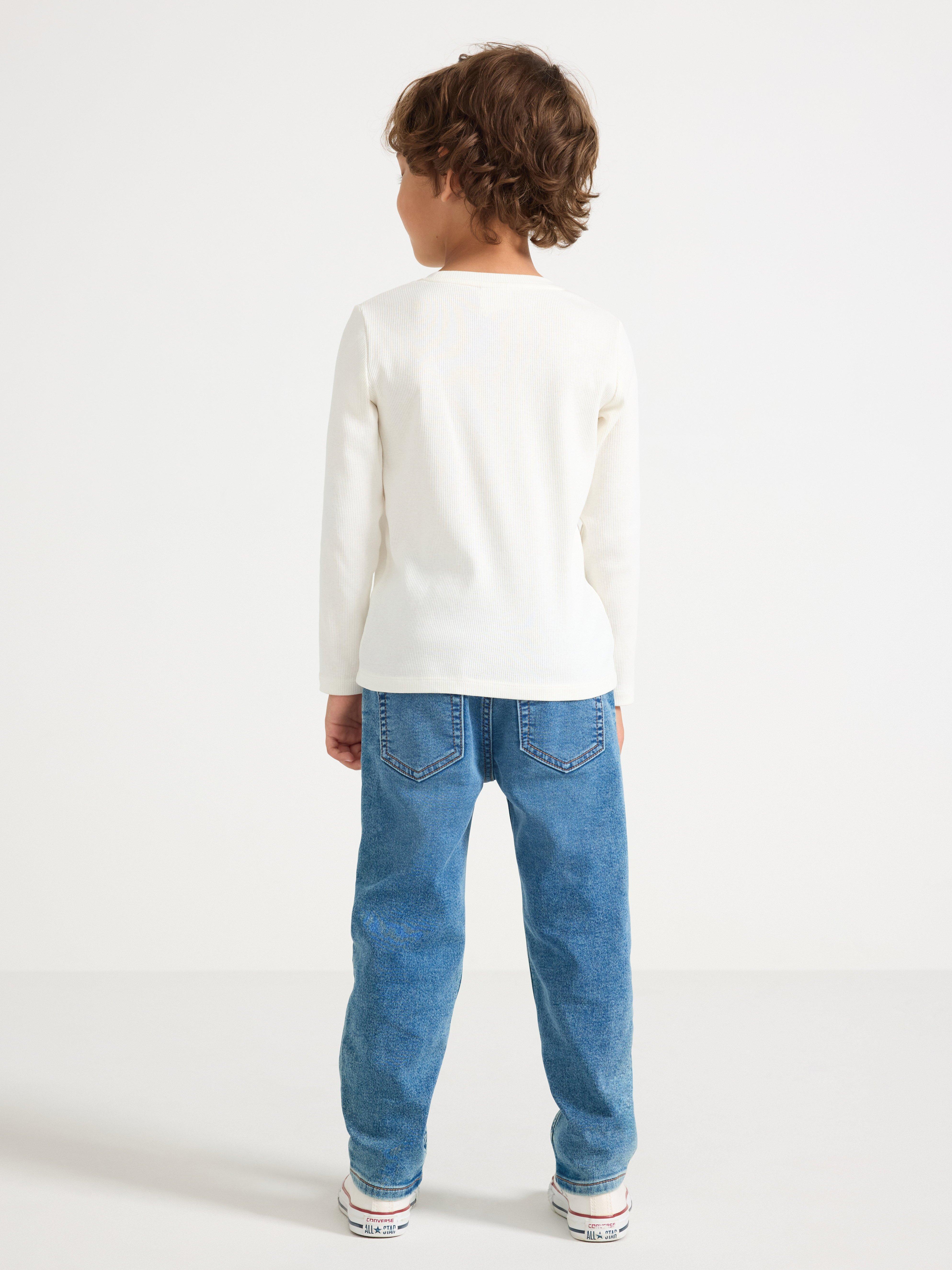 Jean droit STAFFAN en jersey denim