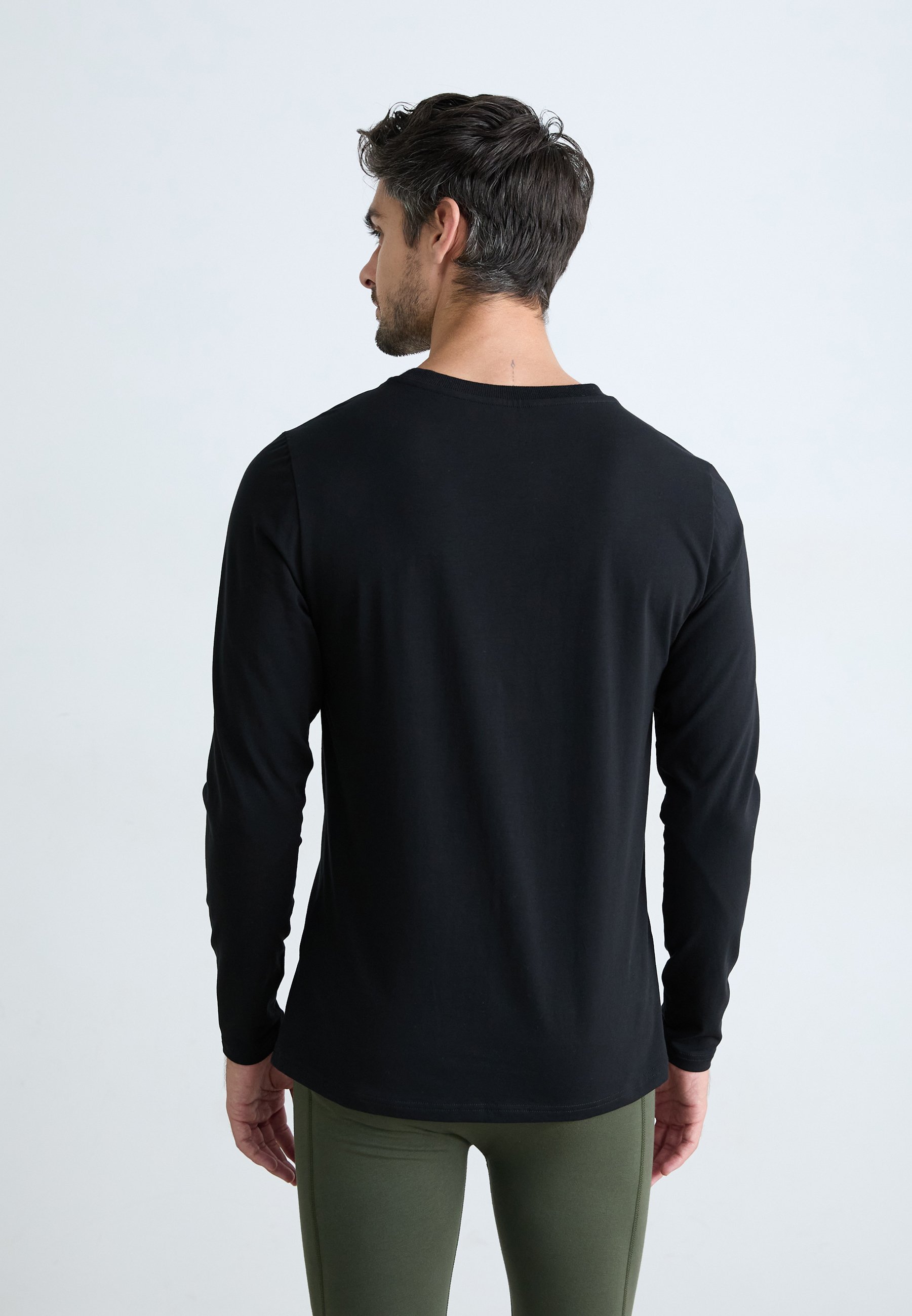Björn Borg CORE SLIM LONG SLEEVE PACK 2 - Maglia da pigiama - nera