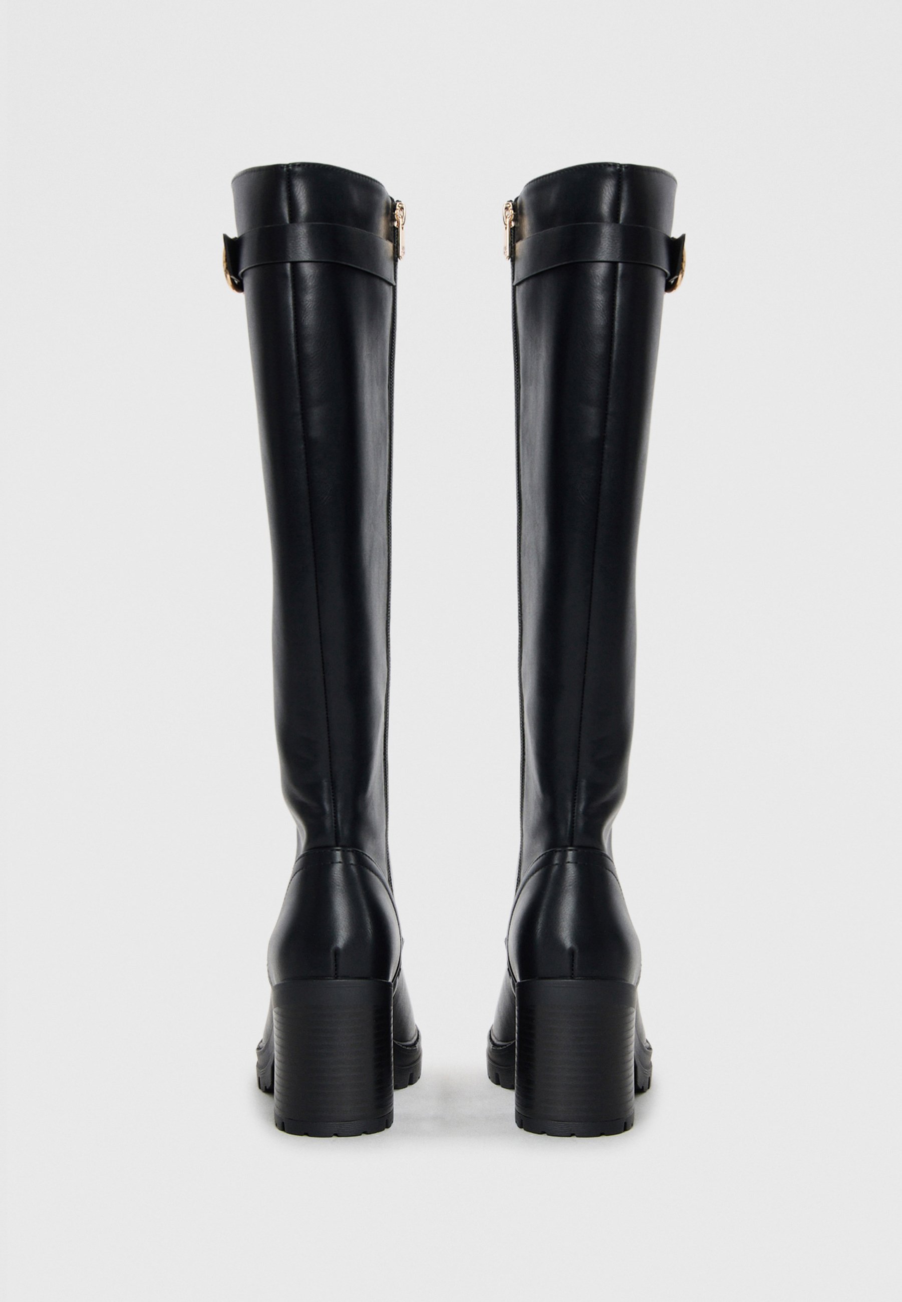 Anna Field Stiefeletten mit hohem Absatz in Weite Passform – schwarz