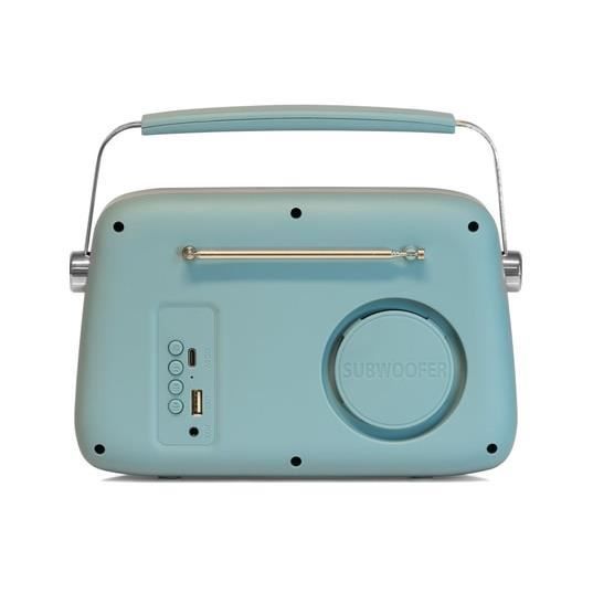 Rádio portátil - MADISON - Freesound VR40 - Azul fosco - Bluetooth - FM