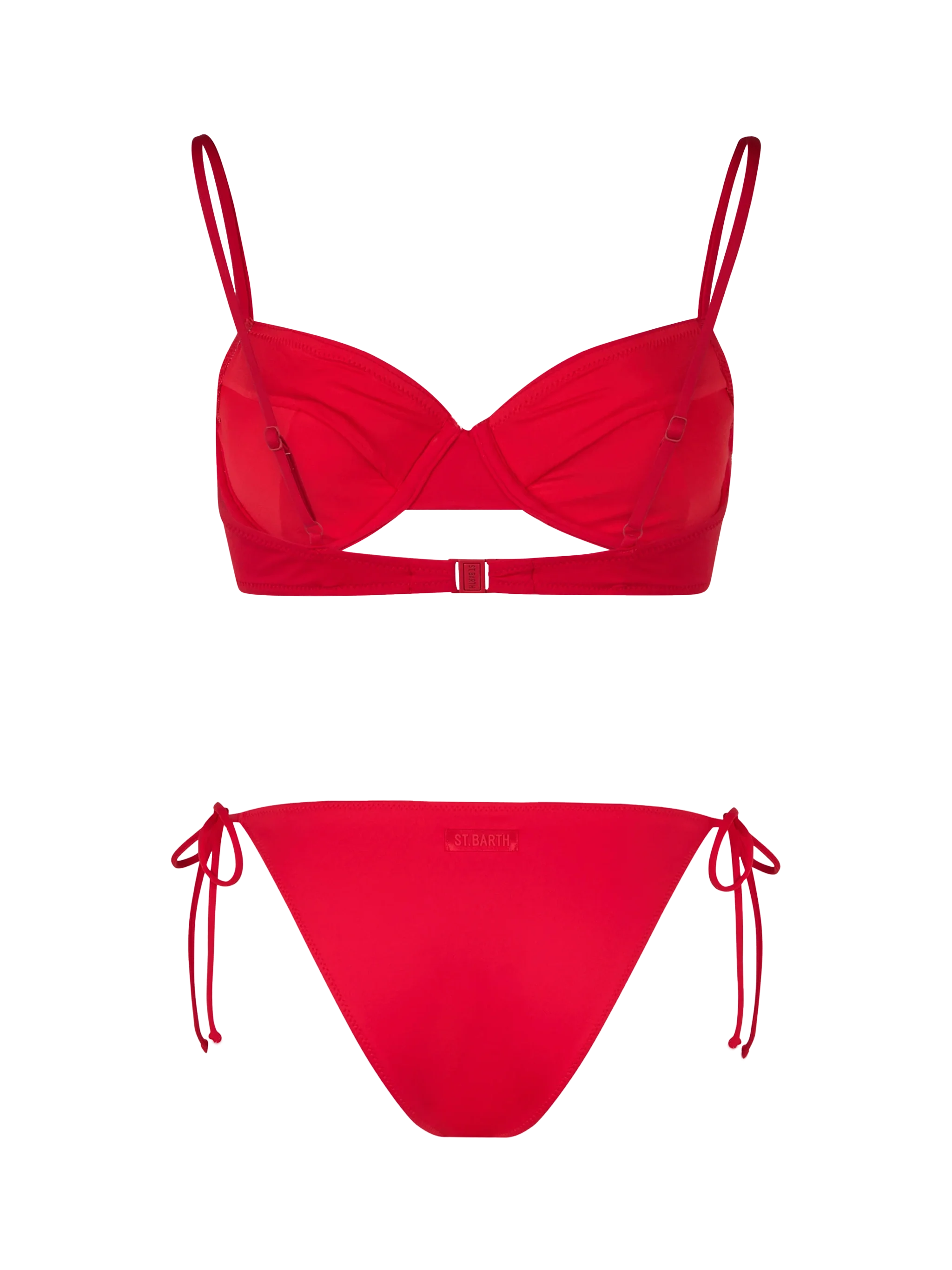Bea Virgo rode bralette bikini met beugel voor dames
