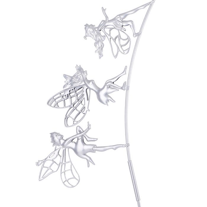 Decorazione da giardino - SURENHAP - Statua di fata - Dipinta a mano - Impermeabile - 60 cm