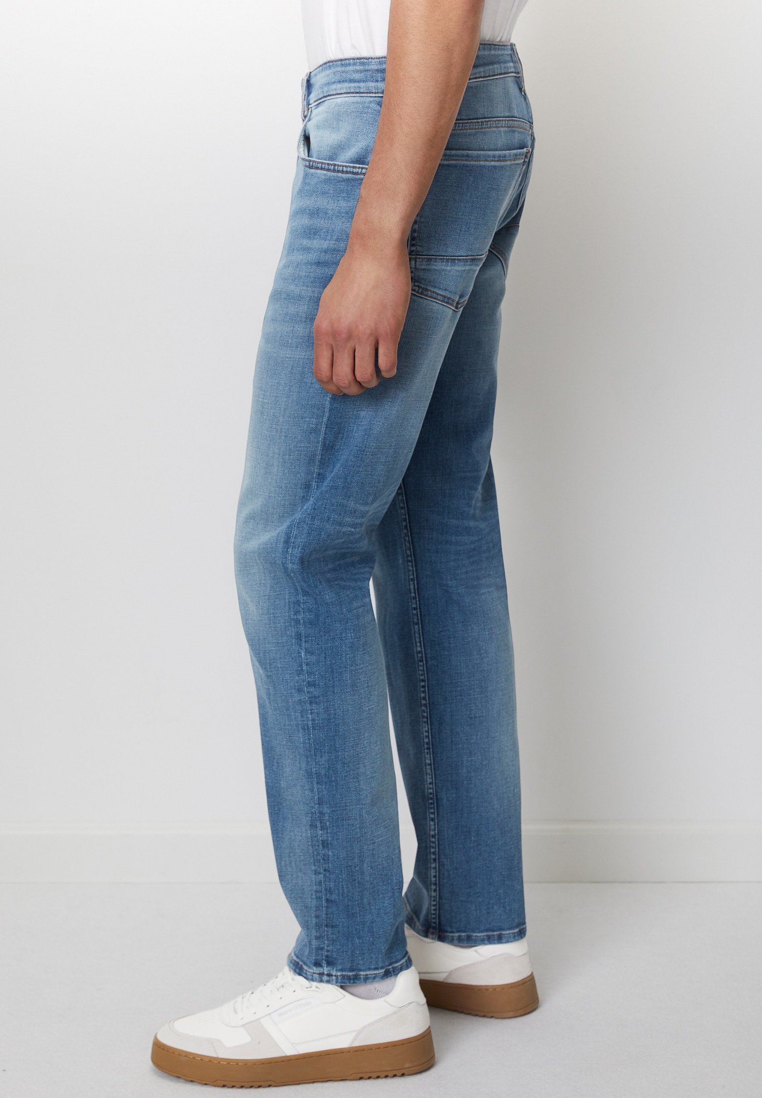 Marc O'Polo REGULAR FIT LOW WAIST - Straight leg jeans - authentic mid