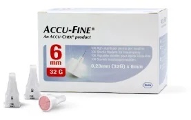 ACCU-FINE Accu-Fine G32 Nadeln 6 mm 100 Stück
