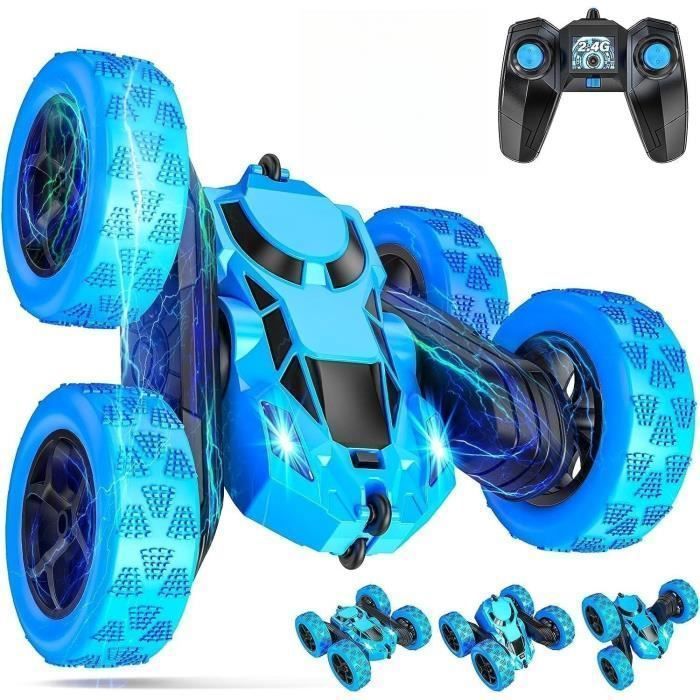 Coche teledirigido 4x4 - Rotación de 360° - Marca - Modelo - LEDs recargables