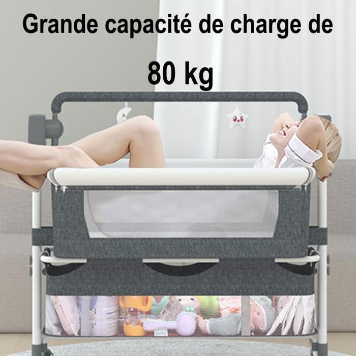 Magic ZC - Electric Baby Crib - Multifunctional Co-Sleeping Crib, Bluetooth with Music, 5-Speed Swing - Beige