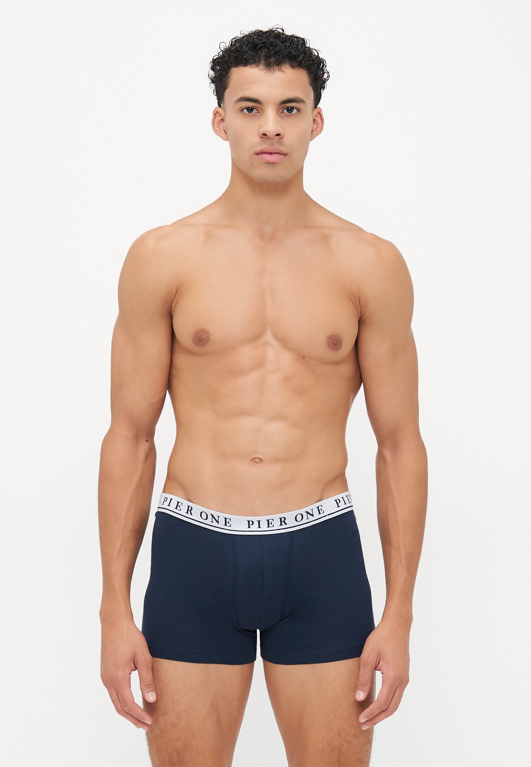 Pier One 5 PACK - Pánské boxerky - black