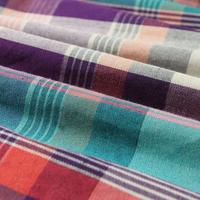 Confezione da 5 boxer da uomo a quadri, disponibili in 5 colori, in comodo cotone con elastico in vita.