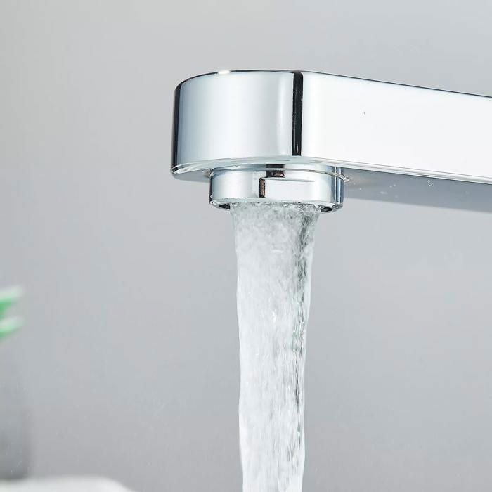 Grifo de lavabo - Grifo mezclador de lavabo tipo cascada - Grifo mezclador de lavabo - Grifo de lavabo de baño - Grifo de lavabo cromado