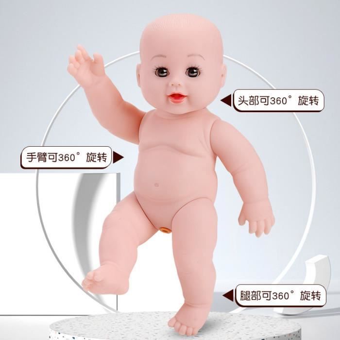 Reborn-Babypuppe – LPNOVE – 30 cm – Silikon – individuell gestaltbar – Begleitet dich in die Badewanne