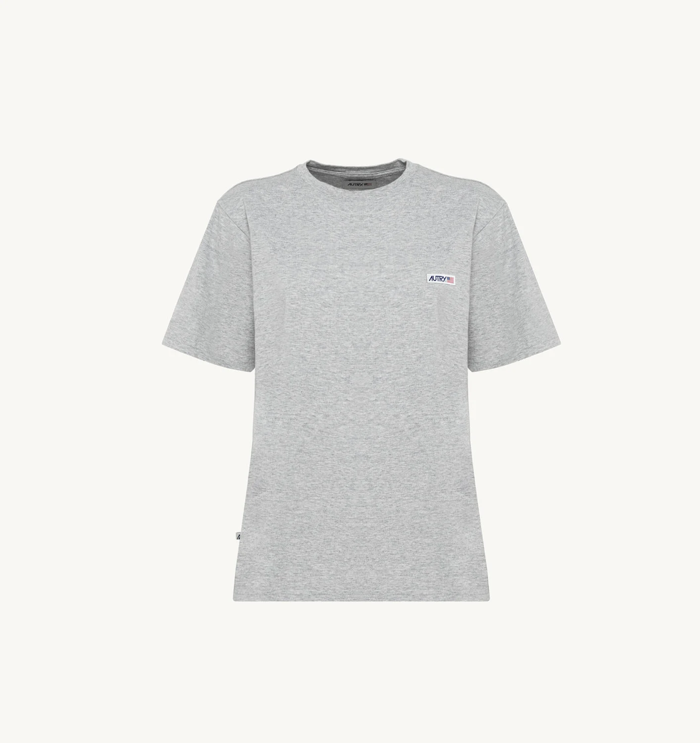 TRICOU LABEL DIN JERSEY DE BUMBAC GRI