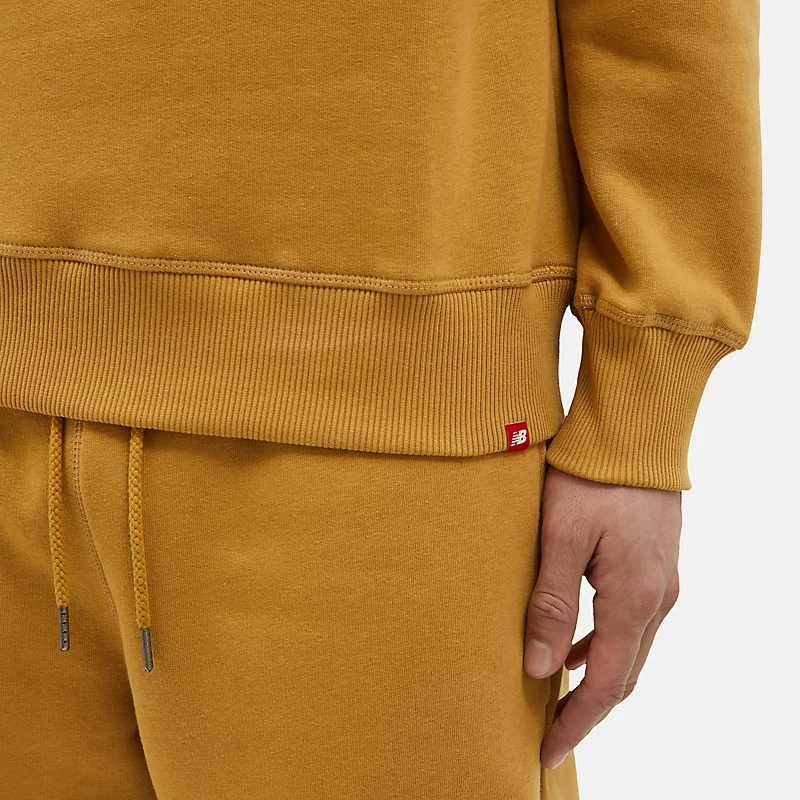 Męska bluza z okrągłym dekoltem NB z małym logotyp – GOLDEN HOUR