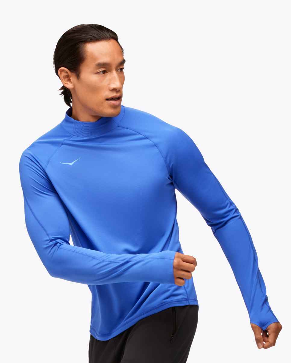 HOKA Schichten für kaltes Wetter: Strahlendes Blau